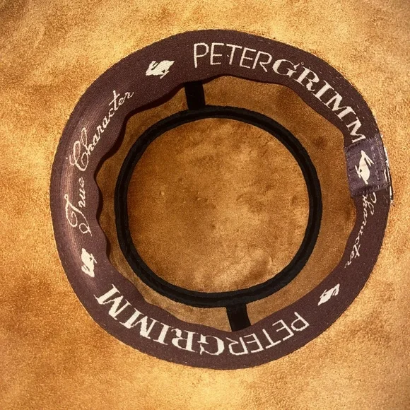 Peter Grimm Women Round Fedora Tan Hat - Picture 4 of 5